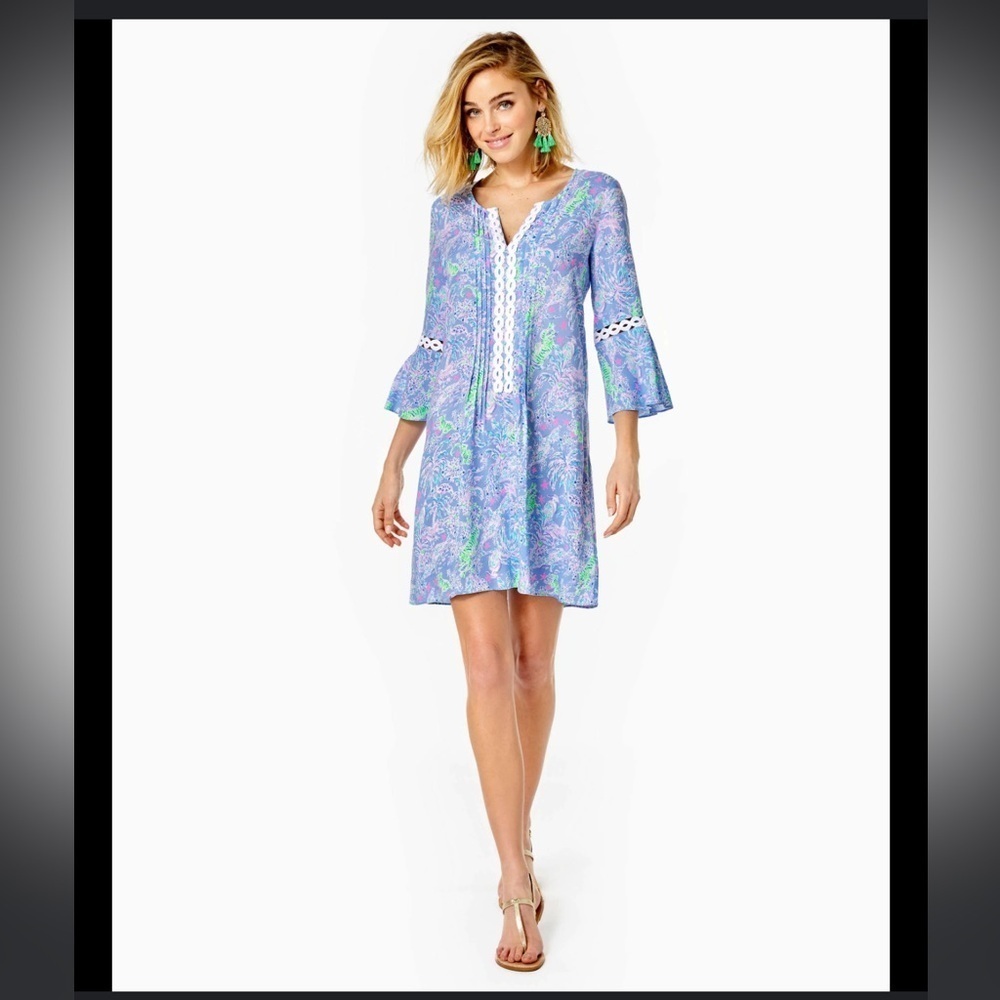 Lilly Pulitzer Hollie Tunic Dress The Turtle Package Small